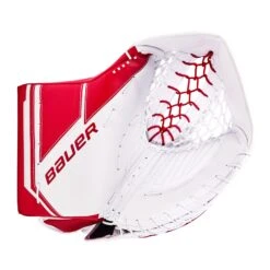 Bauer Supreme M5 Pro Intermediate Goalie Catcher -Bauer Sale Store bauer catchers bauer supreme m5 pro intermediate goalie catcher white red regular 29032202043458