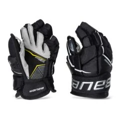 Bauer Supreme 3S Pro Junior Hockey Gloves -Bauer Sale Store bauer gloves bauer supreme 3s pro junior hockey gloves black white 10 28743839154242