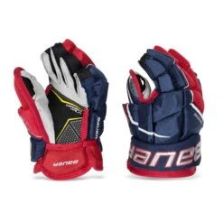 Bauer Supreme 3S Pro Junior Hockey Gloves -Bauer Sale Store bauer gloves bauer supreme 3s pro junior hockey gloves navy red white 10 28743839219778