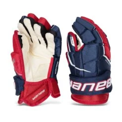 Bauer Supreme 3S Pro Senior Hockey Gloves -Bauer Sale Store bauer gloves bauer supreme 3s pro senior hockey gloves navy red white 14 28743839907906