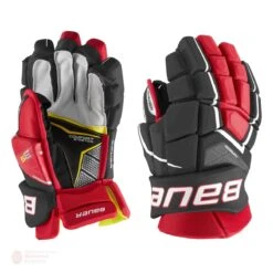Bauer Supreme 3S Senior Hockey Gloves -Bauer Sale Store bauer gloves bauer supreme 3s senior hockey gloves black red 14 28743840202818