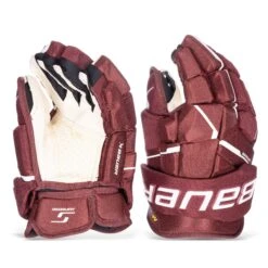 Bauer Supreme M5 Pro Intermediate Hockey Gloves -Bauer Sale Store bauer gloves bauer supreme m5 pro intermediate hockey gloves maroon 12 30597265424450