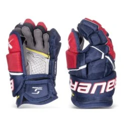 Bauer Supreme Mach Junior Hockey Gloves 18 Bauer Supreme Mach Junior Hockey Gloves -Bauer Sale Store bauer gloves bauer supreme mach junior hockey gloves navy red white 10 30597294227522