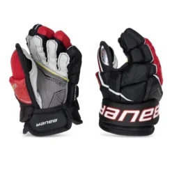 Bauer Supreme UltraSonic Junior Hockey Gloves -Bauer Sale Store bauer gloves bauer supreme ultrasonic junior hockey gloves black red 11 28743842201666