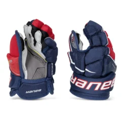 Bauer Supreme UltraSonic Junior Hockey Gloves -Bauer Sale Store bauer gloves bauer supreme ultrasonic junior hockey gloves navy red white 10 28743842234434
