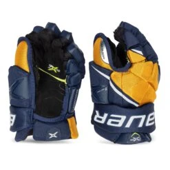 Bauer Vapor 2X Pro Junior Hockey Gloves -Bauer Sale Store bauer gloves bauer vapor 2x pro junior hockey gloves navy gold 10 28743796260930