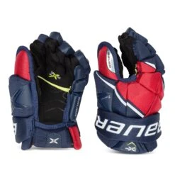 Bauer Vapor 2X Pro Junior Hockey Gloves -Bauer Sale Store bauer gloves bauer vapor 2x pro junior hockey gloves navy red white 10 28743796326466
