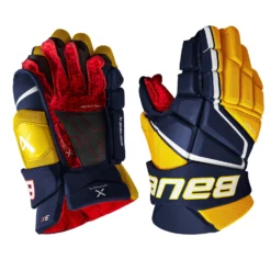 Bauer Vapor 3X Intermediate Hockey Gloves -Bauer Sale Store bauer gloves bauer vapor 3x intermediate hockey gloves navy gold 12 29160828796994