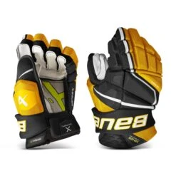 Bauer Vapor Hyperlite Junior Hockey Gloves -Bauer Sale Store bauer gloves bauer vapor hyperlite junior hockey gloves black gold 10 30215570128962