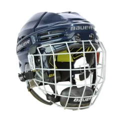 Bauer RE-AKT 100 Youth Hockey Helmet / Cage Combo -Bauer Sale Store bauer helmet cage combo bauer re akt 100 youth hockey helmet cage combo navy yth 30629281366082