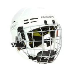 Bauer RE-AKT 100 Youth Hockey Helmet / Cage Combo -Bauer Sale Store bauer helmet cage combo bauer re akt 100 youth hockey helmet cage combo white yth 30629281333314