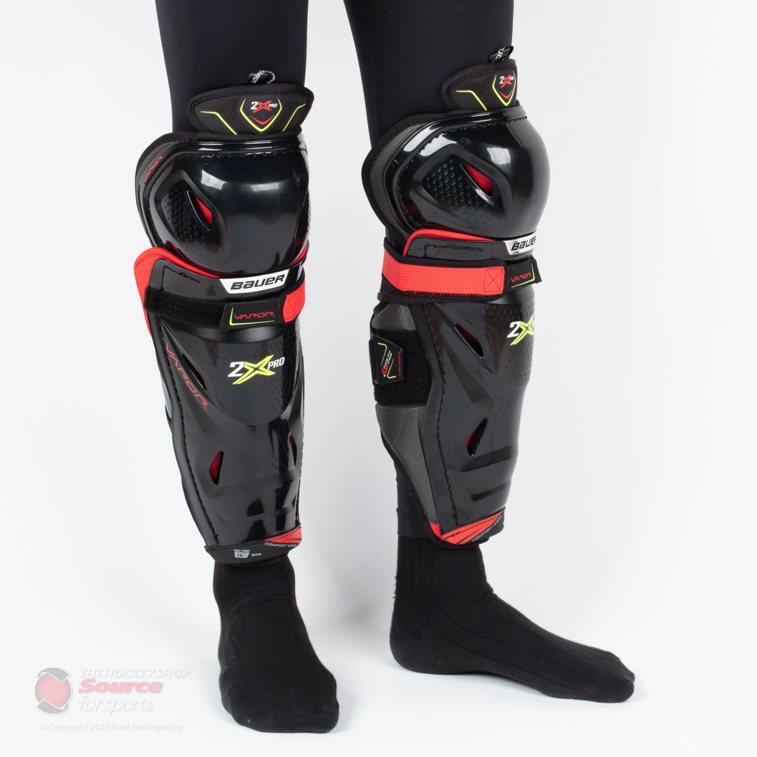 Bauer Vapor 2X Pro Senior Hockey Shin Guards 3 Bauer Vapor 2X Pro Senior Hockey Shin Guards - Image 3