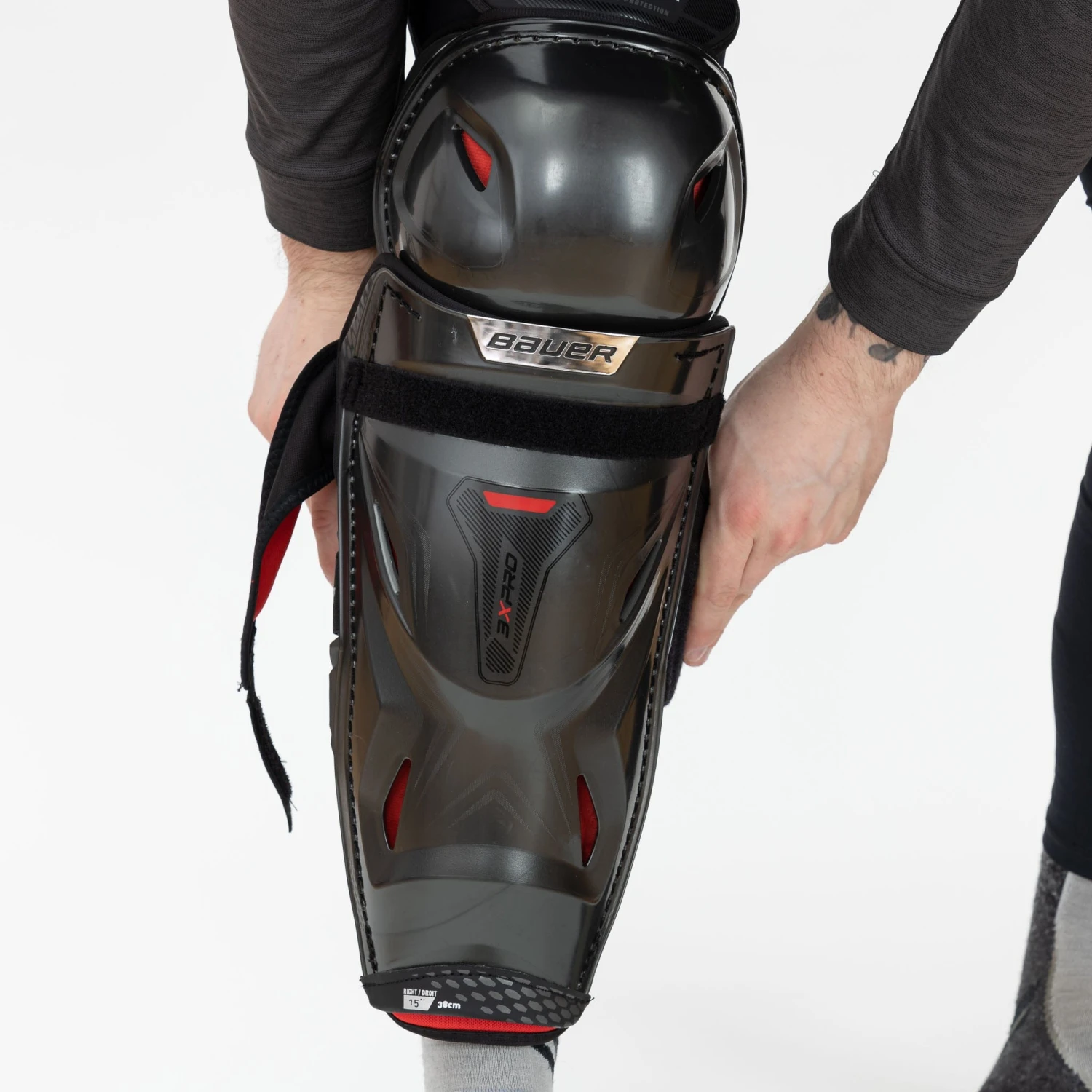 Bauer Vapor 3X Pro Intermediate Hockey Shin Guards 10 Bauer Vapor 3X Pro Intermediate Hockey Shin Guards - Image 10