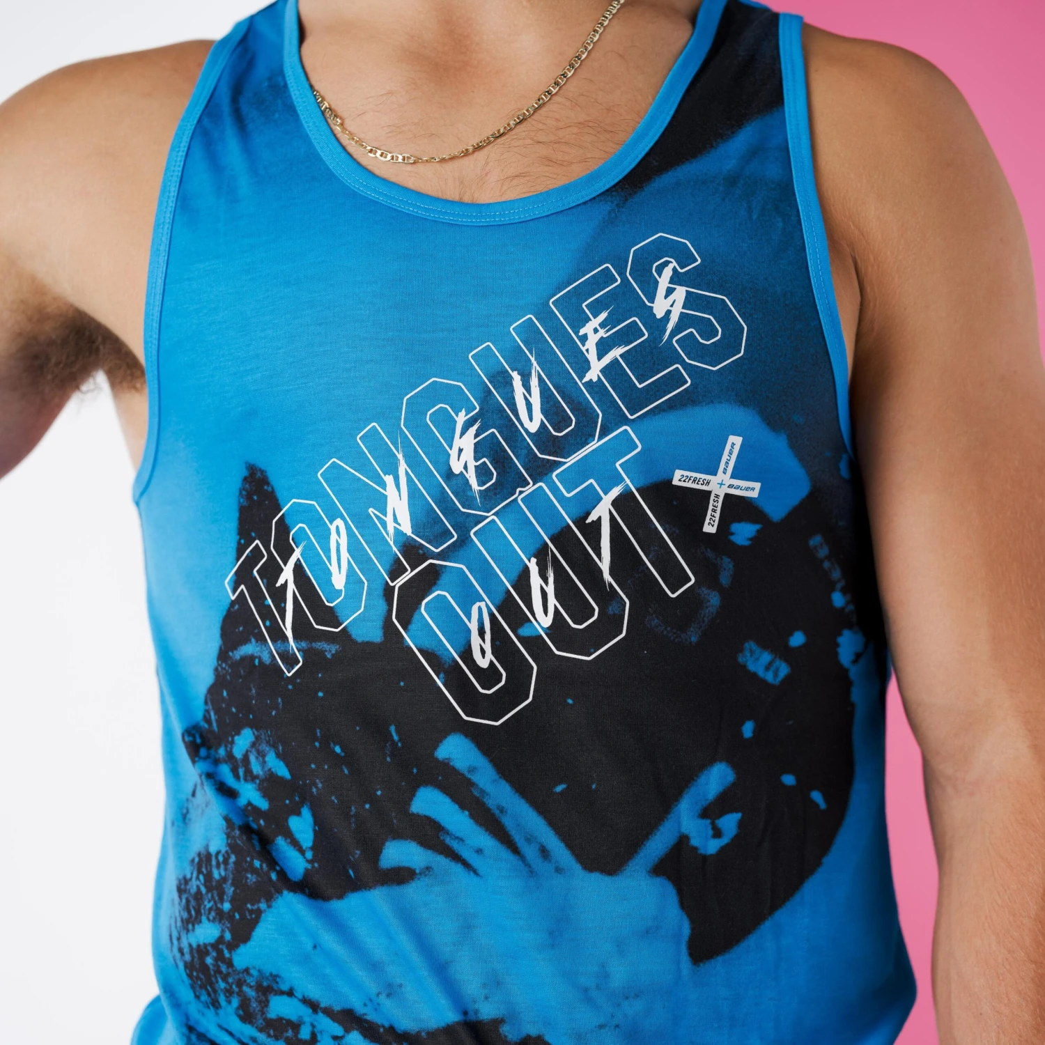 Bauer 22Fresh Sublimated Tongues Out Tank Mens Shirt 2 Bauer 22Fresh Sublimated Tongues Out Tank Mens Shirt - Image 2