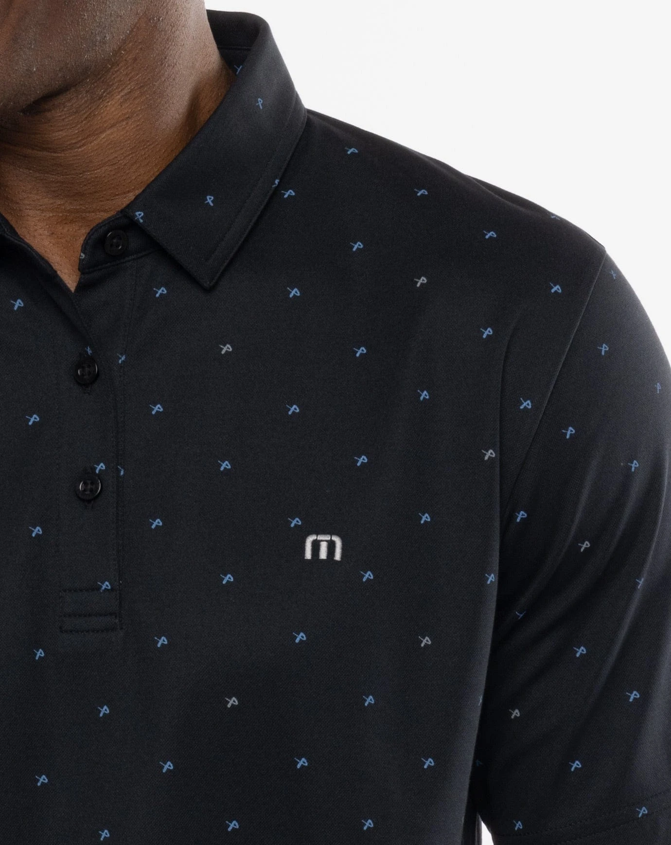 Bauer Travis Mathew On The Screws Mens Polo Shirt - Black 4 Bauer Travis Mathew On The Screws Mens Polo Shirt - Black - Image 4
