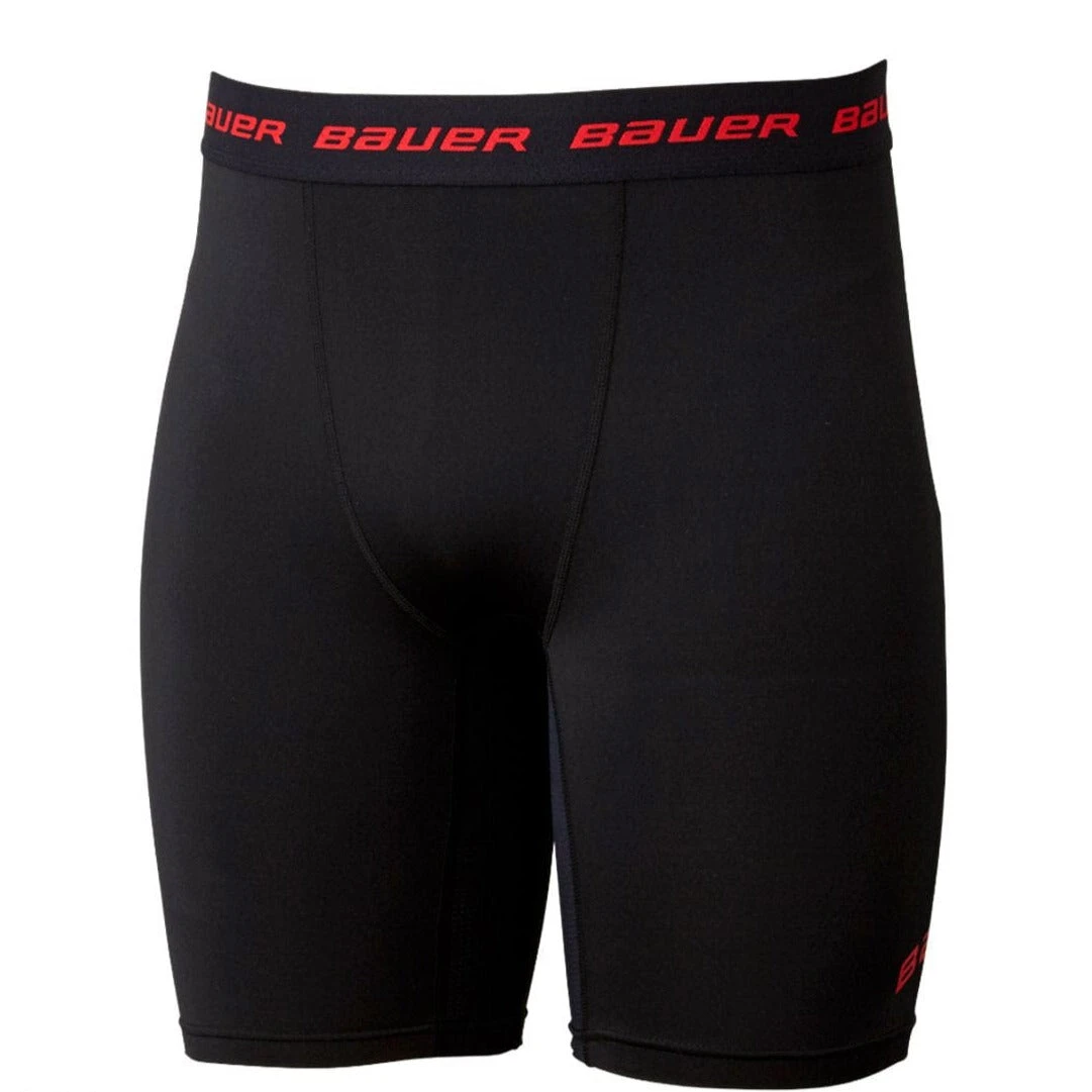Bauer Essential Senior Baselayer Compression Shorts 1 Bauer Essential Senior Baselayer Compression Shorts